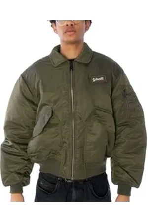 Schott NYC Bomberjacke Jacke , G XXL grün XXL