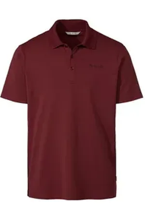 Vaude Poloshirt Essential Polo Shirt mit kurzer Knopfleiste rot 2XL