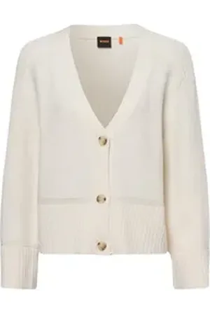 HUGO BOSS ORANGE Strickjacke C_Fousse beige M