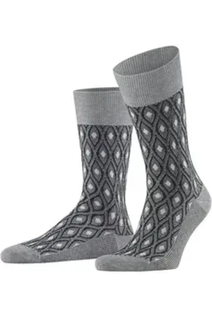Burlington Socken Seaside Chic (1-Paar) in Jacquard-Strick grau