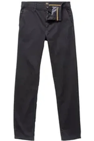 HUGO BOSS ORANGE Chinohose Chino_slim mit Gesäßtaschen schwarz 33
