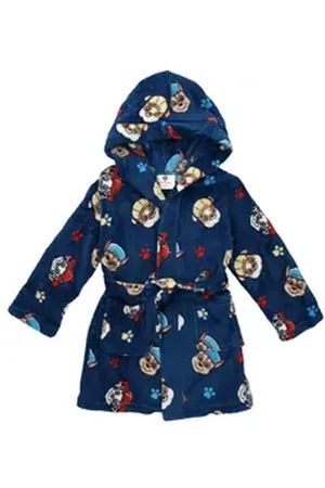 Paw Patrol Kinderbademantel Bademantel , Kurz, Obermaterial 1: 100% Polyvinylchlorid, Schnürung blau 122/128 (7-8 Jahre)