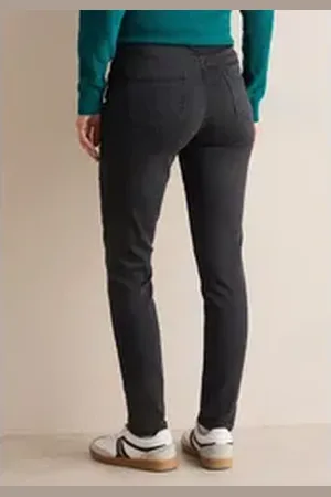 CECIL Gerade Jeans High Waist schwarz 32