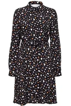 SELECTED FEMME Sommerkleid Damen Kleid SLFFIOLA (1-tlg) schwarz 34