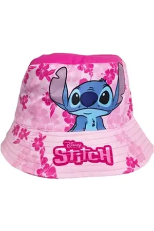 Disney Fischerhut Stitch Kinder Fischermütze Fischerhut Sommerhut Gr. 52-54 rosa 54