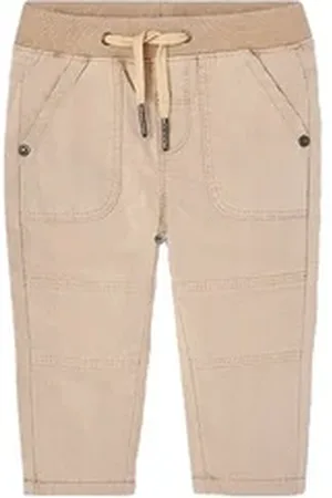 Boboli Thermohose Hose Gabardine sand beige gefüttert (1-tlg) beige 110