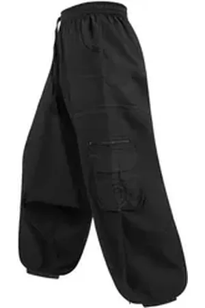 Kunst und Magie Haremshose Kunst&Magie Haremshose bunte Muster Hippie Hose Blume des Lebens schwarz 4XL