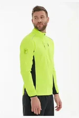 ELITE LAB Laufjacke Shell Heat X1 Elite mit wind- und wasserdichter Funktion gelb|schwarz L