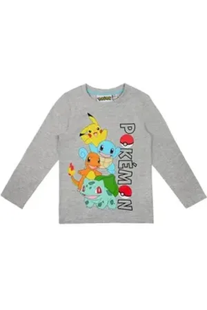 Pokemon POKÉMON Langarmshirt in grau 140