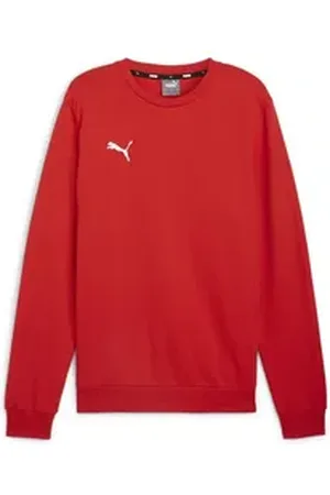 PUMA Kapuzenpullover Herren teamGOAL Casuals Crew Neck Sweat rot M