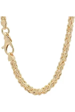 HOPLO Königskette Goldkette Königskette Länge 19cm - Breite 3,0mm - 585-14 Karat Gold, Made in Germany goldfarben 19 cm Damen Armkette