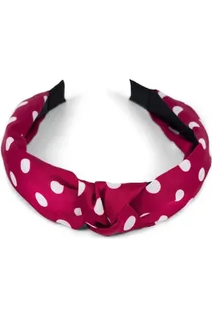 styleBREAKER Haarband, 1-tlg., Haarreif mit Vintage Punkte Muster rot