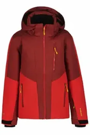 Icepeak Skijacke LANGDON JR (1-St) mit dezenten Logoschriftzügen rot 140