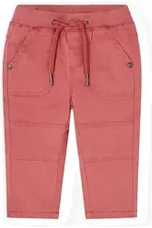 Boboli Thermohose Hose Gabardine rostorange gefüttert (1-tlg) orange 110