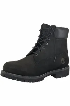 Timberland 6 inch Premium FTB Schnürboots Winterstiefel, Schnürstiefel, Winterschuhe, wasserdicht schwarz 42 EU