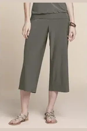 Bianca Culotte PARIGI in cleanem Look mit bequemen Gummibund grün 42