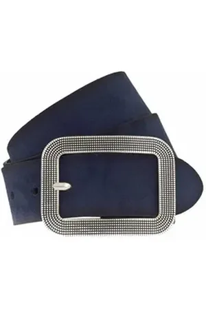 Vanzetti Ledergürtel Ledergürtel für Damen in blau blau regular fit (1-St., Weiblich) blau 80