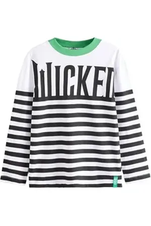 Next Langarmshirt Langarmshirt mit Streifen und Grafik, Wicked (1-tlg) schwarz 52