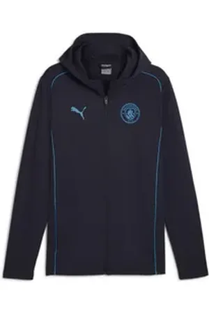 PUMA Trainingsjacke Manchester City Casuals Kapuzenjacke Herren blau XXL