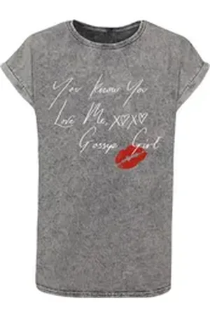 Absolute Cult T-Shirt Damen (1-tlg) grau XL