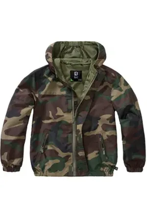 Brandit Brandit Windbreaker Brandit Kinder Windbreaker Summer Frontzip grün 170/176