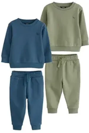 Next Sweatanzug Sweatshirt und Jogginghosen im 2-teiligen Set (4-tlg) blau 110-116 (5-6 J.)