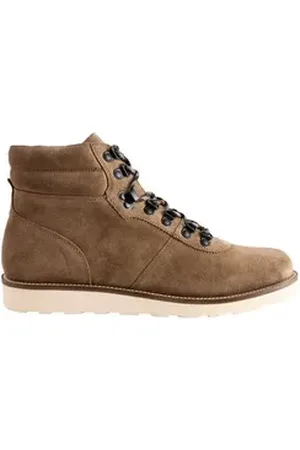 Next Veloursleder-Schnürstiefel im Wanderstil Schnürstiefelette (1-tlg) braun 45 EU