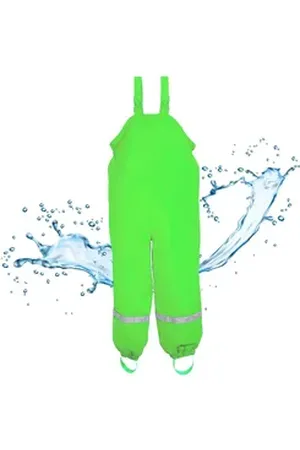 BMS Schneehose Schneehose mit Latz 100% wasserdicht und atmungsaktiv grün 80