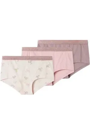 NAME IT Panty NKFHIPSTER 3P BARELY PINK BOW NOOS (Packung, 3-St) rosa 146 (152)