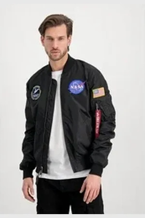 Alpha Industries Bomberjacke Men - Bomber Jackets MA-1 TT NASA Reversible II schwarz M
