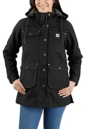 Carhartt Outdoorjacke Damen Jacke Relaxed Fit schwarz m