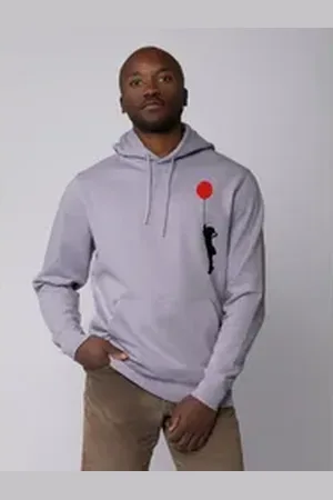 wat? Apparel Hoodie Mädchen mit Luftballon lila XS