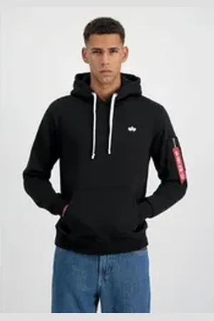 Alpha Industries Hoodie Men - Hoodies Unisex EMB Hoodie schwarz 2 XL