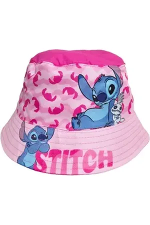 Disney Fischerhut Stitch Kinder Fischermütze Fischerhut Sommerhut Gr. 52-54 rosa 52