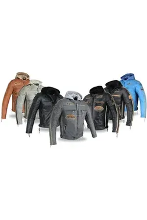 ALPHA Motorradjacke - /Freizeit Herren Lammlederjacke Bikerjacke Highway 11 (Abnehmbares Innenfutter und Kapuze, (NEUE VERSION 2025) Aus weichem Lammleder, inkl. einsetzbarer Protektoren grau 4XL