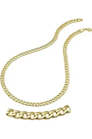 Firetti Goldkette Schmuck Geschenk Gold 333 Halskette Panzerkette, Made in Germany gelb|goldfarben 50
