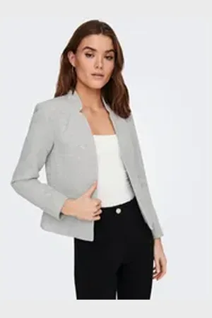 ONLY Kurzblazer ONLADDY-LINEA L/S SHORT BLAZER CC TLR grau 32 (XXS)