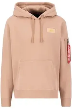 Alpha Industries Hoodie Men - Hoodies Back Print Hoodie braun M