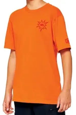 100% T-Shirt Smash Youth T-Shirt - orange (1-tlg) orange S