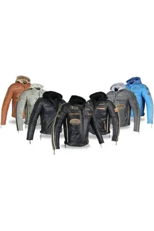 ALPHA Motorradjacke - /Freizeit Herren Lammlederjacke Bikerjacke Highway 11 (Abnehmbares Innenfutter und Kapuze, (NEUE VERSION 2025) Aus weichem Lammleder, inkl. einsetzbarer Protektoren beige|braun L