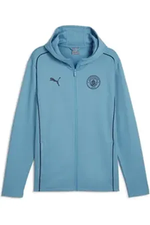PUMA Trainingsjacke Manchester City Casuals Kapuzenjacke Herren blau XS