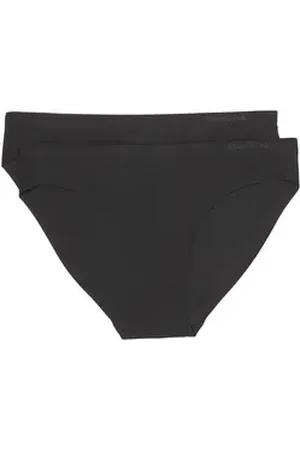 Marc O’ Polo Slip Second Skin (2er Pack) mit Logo-Schriftzug im Bündchen schwarz XS