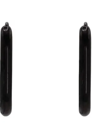 Steel_art Heideman Paar Ohrstecker Aemil schwarz farben (Ohrringe, inkl. Geschenkverpackung), schlichte Ohrringe Männer schwarz