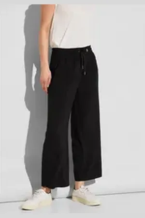 Street one Culotte Elastikbund mit Tunnelzug schwarz 34