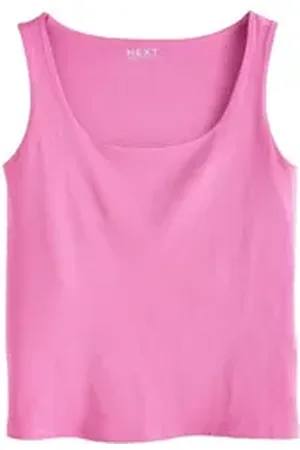 Next Shirttop Top mit eckigem Ausschnitt (1-tlg) rosa XL