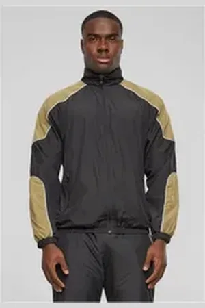 Urban classics Trainingsjacke Piped Track Jacket schwarz XL