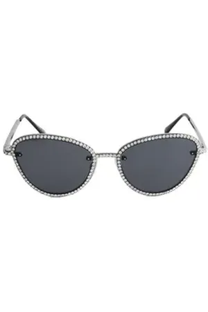 Next Sonnenbrille Glitzernde Katzenaugen-Sonnenbrille (1-St) silberfarben