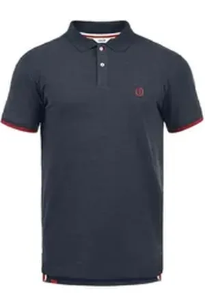 Solid Poloshirt SDBenjaminPolo Polo mit verlängerter Rückenpartie blau XL