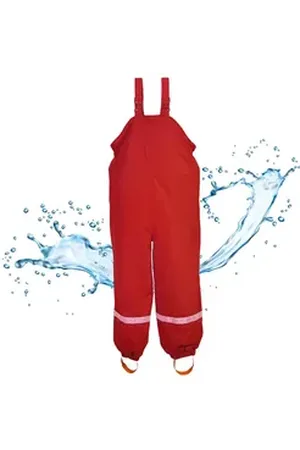 BMS Schneehose Schneehose mit Latz 100% wasserdicht und atmungsaktiv rot 74