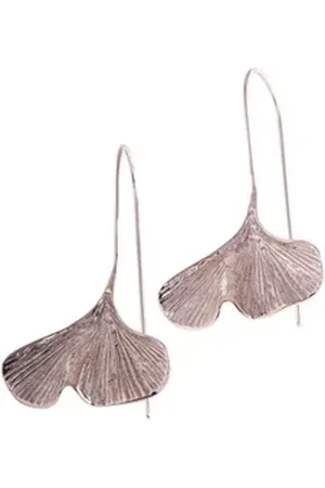 Berk Anhänger Set Ginkgo Blatt Ohrringe, 925 Sterling Silber (1-tlg) silberfarben
